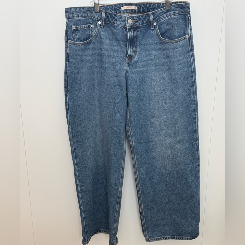 Relaxed Fit Men's Blue Denim Jeans